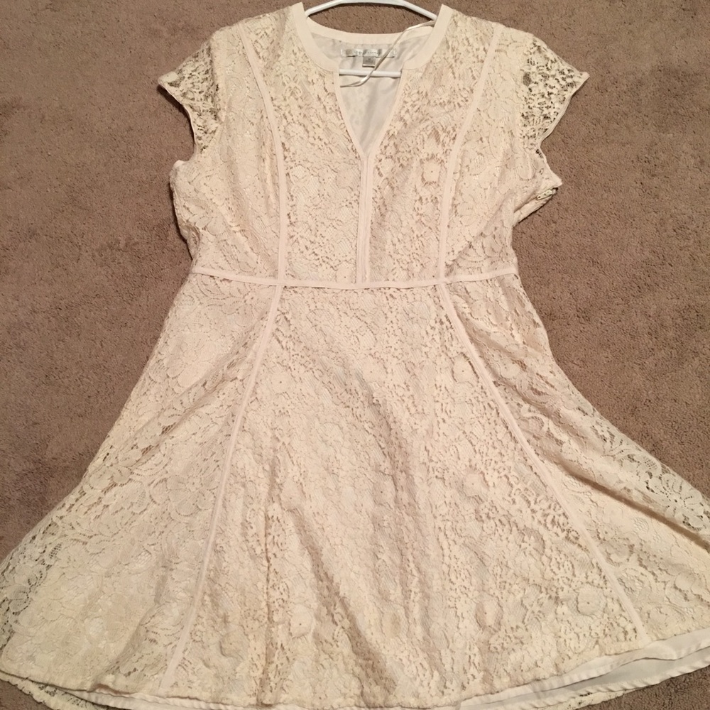 Lace Fit-n-Flare Dress